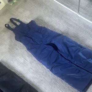 Children's Blue Puffer Overalls